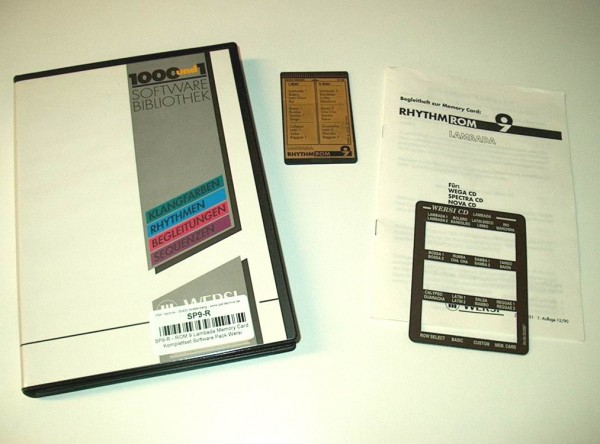 SP9-R - ROM 9 Lambada Memory Card Komplettset Software Pack Wersi CD-Line