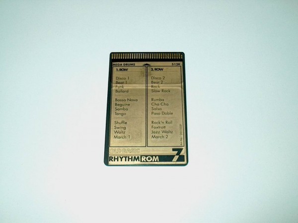 ROM7-R - Old Basic Rhythmus Memory Card für Wersi CD-Line Instrumente