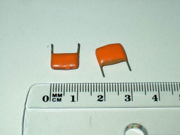 KFB269 - 10 Stück Kondensator Folie 6,8nF RM10 400V 6800pF 9x13x4mm RT