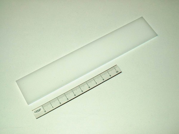MGS190 - Milchglas Blende Weiss für LED 190x35mm Streuscheibe