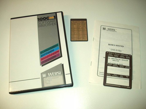SP5-S - ROM 5 Theatre Memory Card Komplettset Software Pack Wersi CD-Line