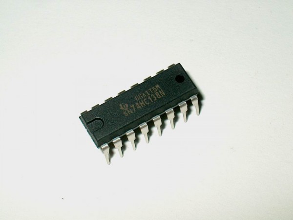 74HC138 DIP - Ic Bauteil TTL 3-to-8 line decoder/demultiplexer inverting DIL Logic