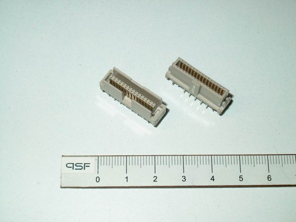 PSV30 - Paar Platinen Steckverbinder ML/WL 30pol. gerade RM1,27mm ELCO 5061