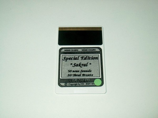 CDS05-S - Sound Memory Card Special Edition Sakral CD Soft Wersi CD-Line