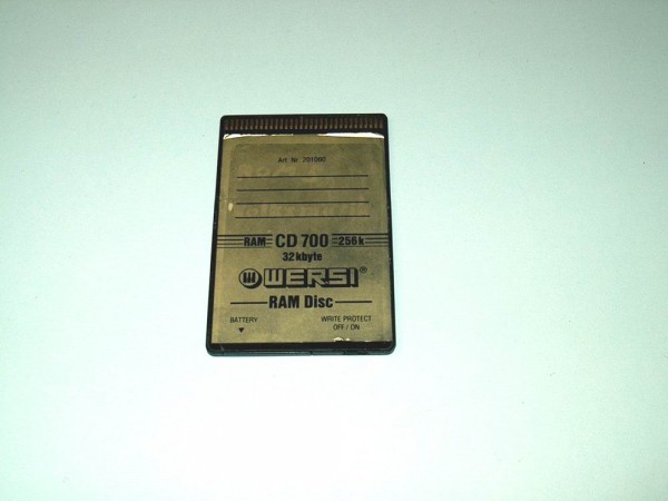 RAM256-K - RAM Memory Card 256 K-Bit geprüft - Batterie neu für Wersi CD-Line