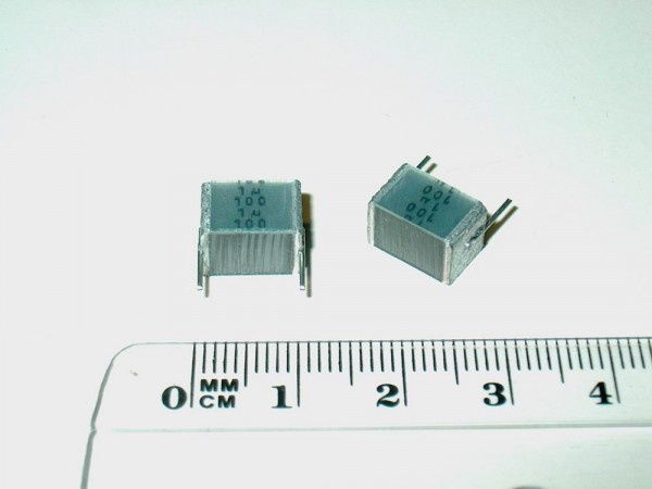KFB510 - 1,0uF Kondensator Folie RM10 100V 7x11x7mm [10pcs]