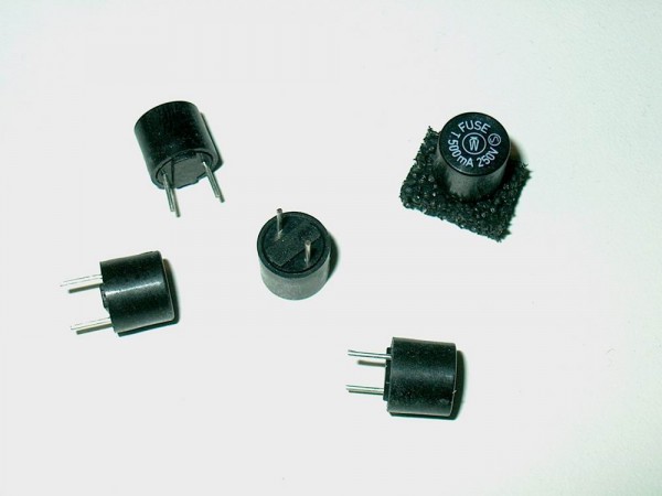 SBT150 - 5x 500mA Subminiatur Sicherung 8,2x7,8mm Träge 250V Mini Fuse