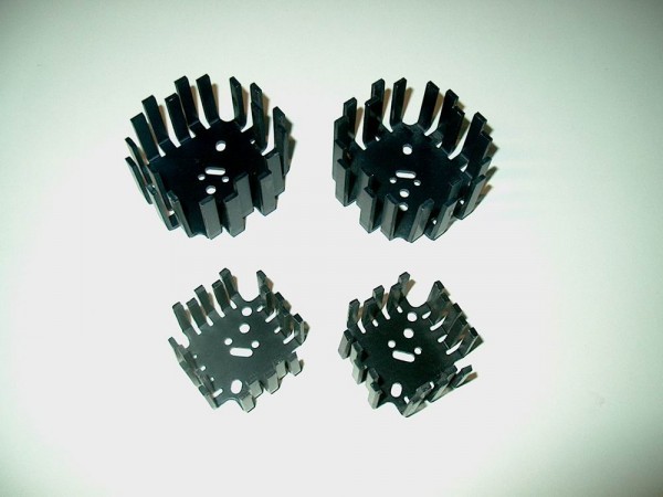4 Stück Fingerkühlkörper für Wersi EV70 EV140 TO3 z.B. 2N3055 gebr. %Posten