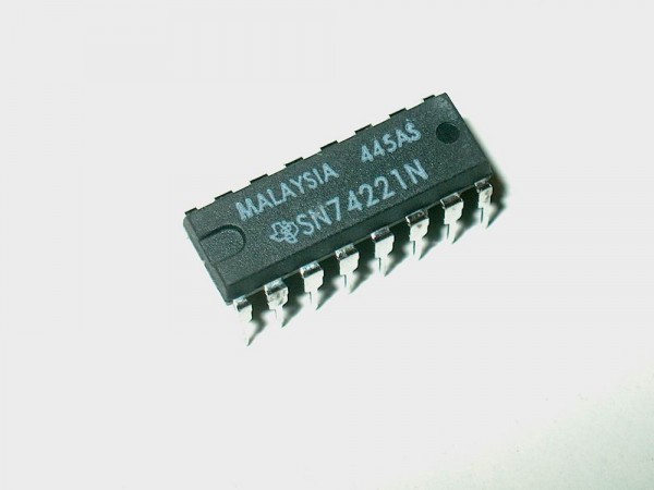 74221 DIP - Ic Bauteil TTL Non-retriggerable Monostab Multivibrator DIL Logic-Chip
