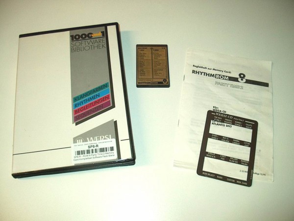 SP8-R - ROM 8 Party Time 2 Memory Card Komplettset Software Pack Wersi CD-Line