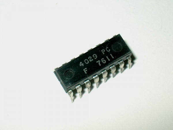 4029 DIP - Ic Baustein CMOS Binary Decimal Up-Down Counter