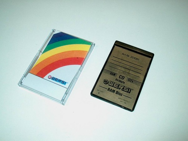 RAM512-C - RAM Memory Card 512 K-Bit mit Case - Batterie neu für Wersi CD-Line