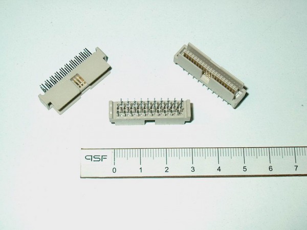 PSV40-GF - 2 Stück Platinen Steckverbinder WL 40pol. gerade RM1,27mm ELCO 5061