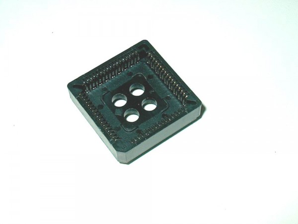 PLCC68 - Ic Sockel 68pol. Präzisions Fassung für PLCC ICs Prozessoren 17x17