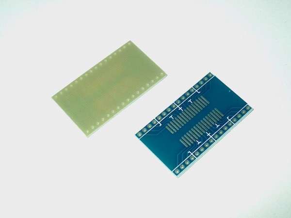 SOP32 - 2 Stück SOP32 SMD to DIP32 Adapter Platine PCB 41,5x23,5mm FR4