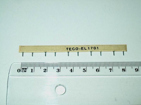 EL1701-D10 - Stromschiene Verteiler für Leiterplatten 10pol. 2Phasig Wersi