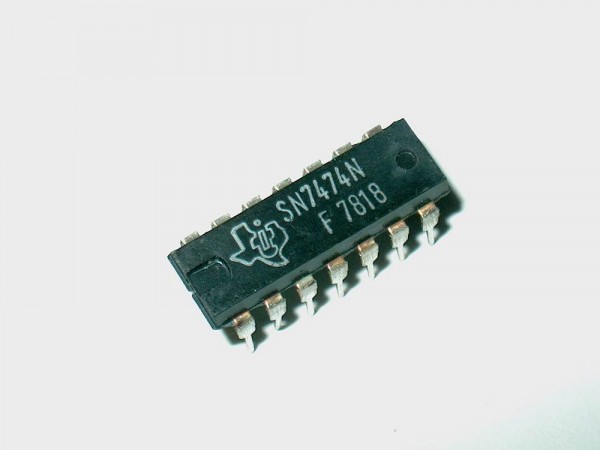 7474 DIP - Ic Bauteil TTL Dual DType Positive-Edge-Trigg Flip-Flops Chip