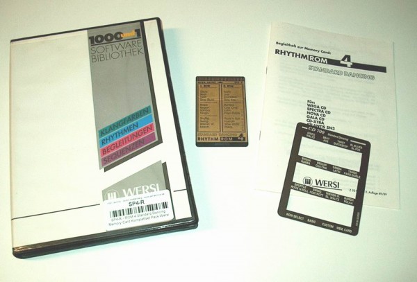 SP4-R - ROM 4 Standard Dancing Memory Card Komplettset Pack Wersi CD-Line