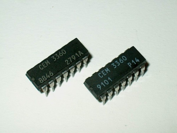 CEM3360 DIP - Ic Baustein Original Curtis IC VCA Chip für Analog Synthesizer