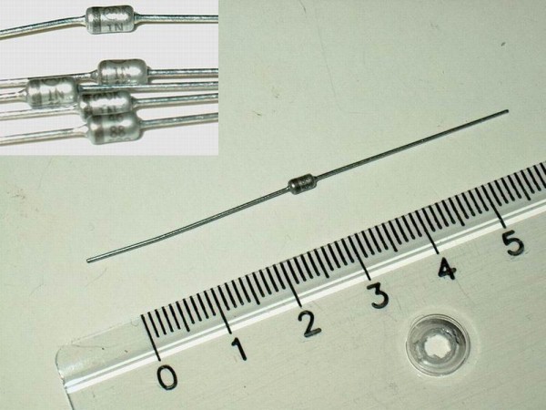 1N4688 - 5 Stück Diode Low Level Z-Diode Ultra-Low Current 50 µA