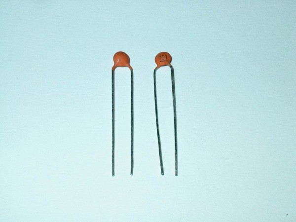 KER110 - 10 Stück Kerko 100pF Kondensator Keramik 4x4mm RM5 63V 101