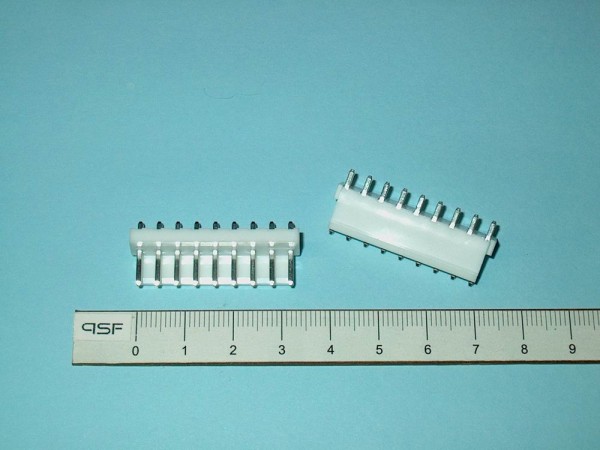 2x Stiftleisten 9pol. gerade RM3.96mm B9P-VH 1-reihig VH-Serie VHG09