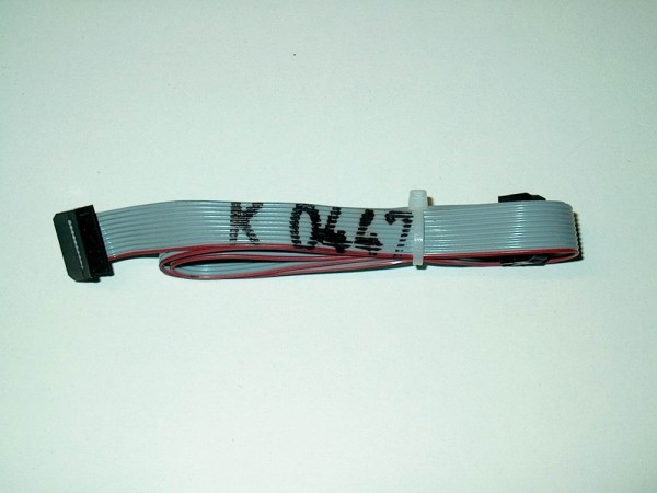 K0447 - Flachkabel 10-adrig 56cm Steuerkabel Audioausgang Wersi Prisma DX5