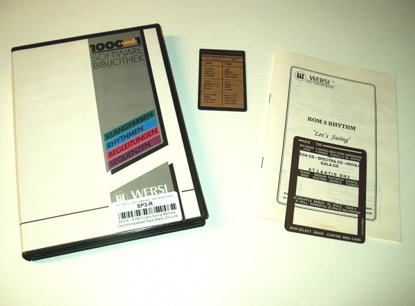 SP3-R - ROM 3 Let's Swing Memory Card Komplettset Pack Wersi CD-Line