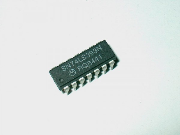 74LS393 DIP - Ic Bauteil TTL Dual 4-bit binary ripple counter DIL Chip