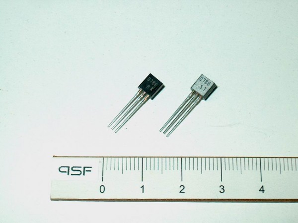 2SD786 - Transistor Epitaxial Planar NPN Low Noise Amp TO92