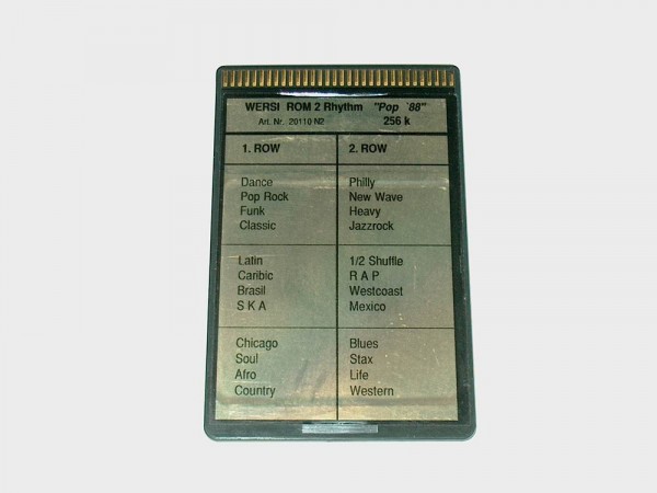 ROM2-S - Pop88 Sounds Memory Card für Wersi CD-Line Instrumente