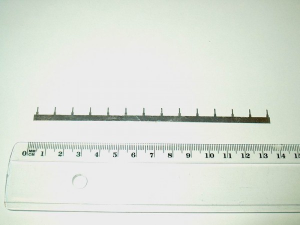 EL1700S14 - Stromschiene Verteiler für Leiterplatten 14pol. 1Phasig Wersi