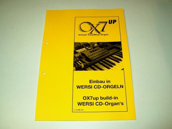 BA9006 N - Einbauanleitung OX7UP für Wersi CD-Line Instrumente